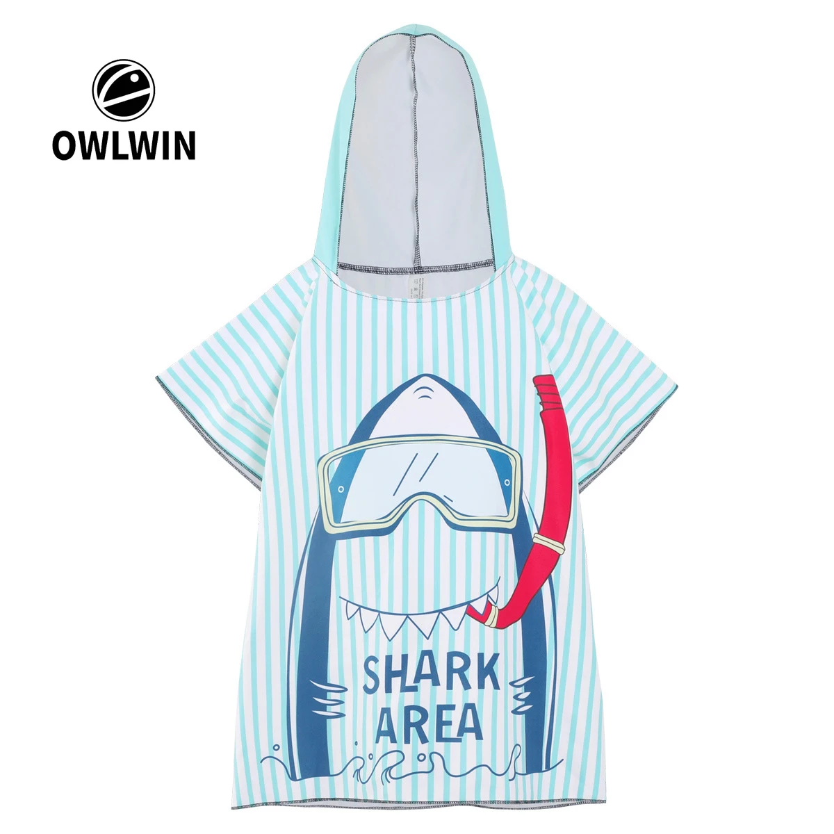 Пляжное полотенце с капюшоном для мальчиков 2-8 лет |