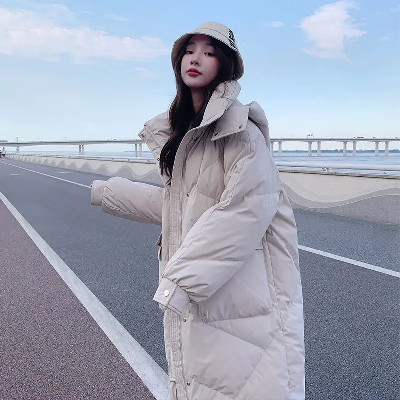 Winter Women's Cold Coat Parkas Jackets Super Hot Coats Hooded Long Cotton Padded Jacket Womens Winter Clothing 2022 Fashion
