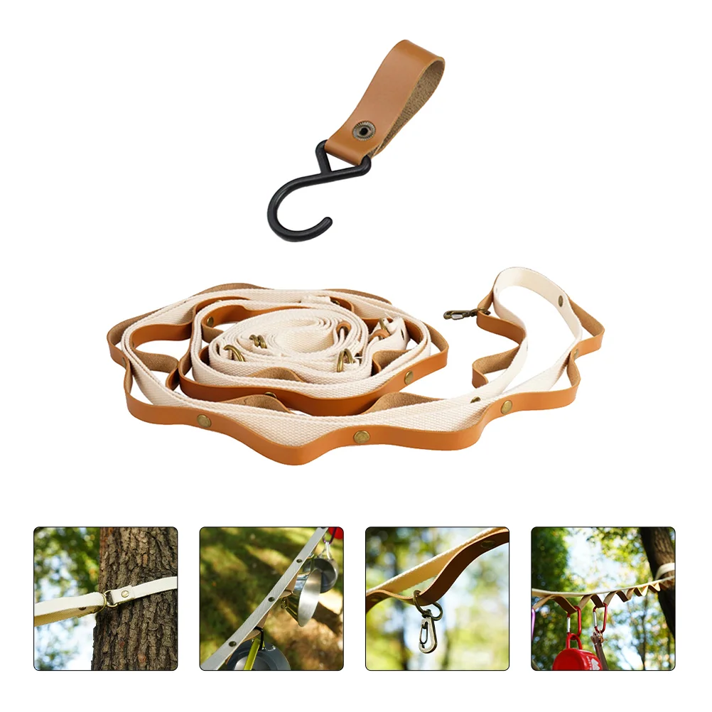 

Camp Clothesline Heavy Duty Lanyard Camping Laundry Line Travel Clothesline Tent Storage Lanyard Outdoor Tent Clothesline