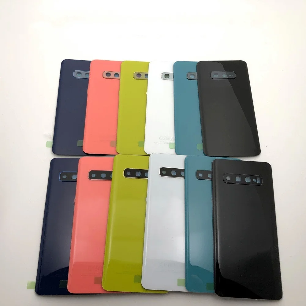 

Back Glass Replacement For Samsung Galaxy S10 S10e S10 Plus S10+ Battery Cover Rear Door Housing Case Camera Glass Lens Frame