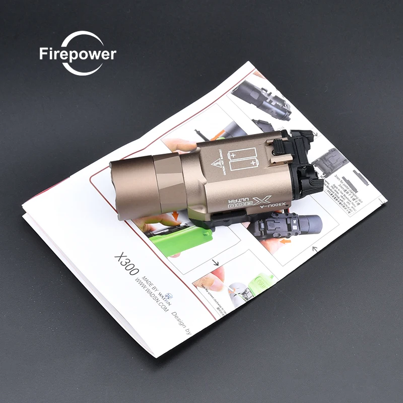 Тактический фонарь X300 Ultra X300U свет для разведчика оружие светильник пистолет G Glock