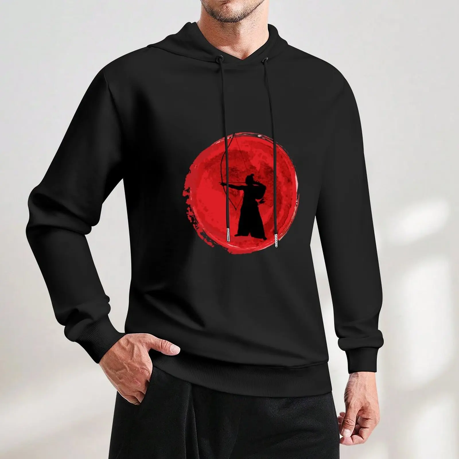 Kyudo Japan Budo Archery Samurai Ryu Pullover Hoodie clothes for men hoodie