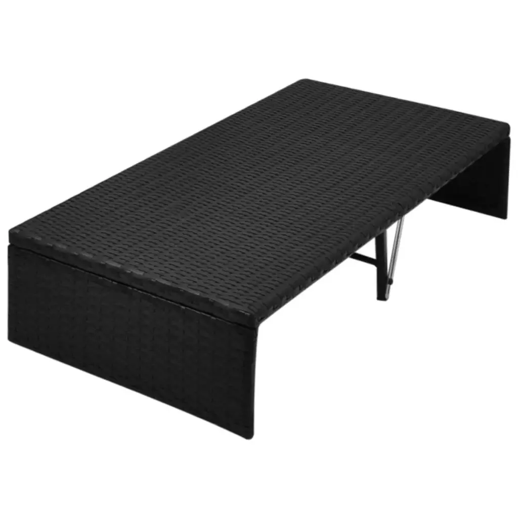 

vOutdoor Patio Bed Lounger Pool Lounge Chair Furniture Seating
