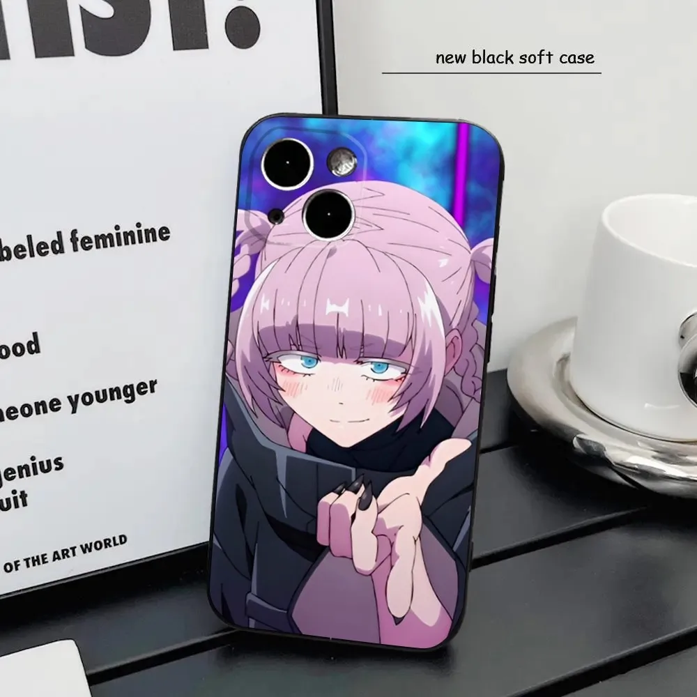 Nazuna Nanakusa Call of the Night Phone Case For iPhone16 15 14 13 12 Mini 11 Pro XR X XS MAX 7 8 Plus Silicone Cover Soft Black