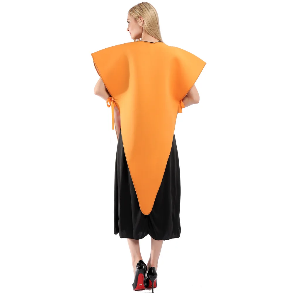 Halloween Food Cosplay Garment Pizza Adult Children Spoof Costume Stage Clothes Suit Festival Party Performance Jumpsuit Suit images - 6