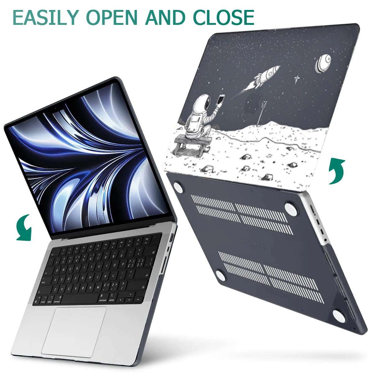 Новый чехол для ноутбука космонавта Macbook Air 13 15 M2 2023 A2681 A2337 A2338 M1 Chip Pro 14 3 A2941 A2442 pro16