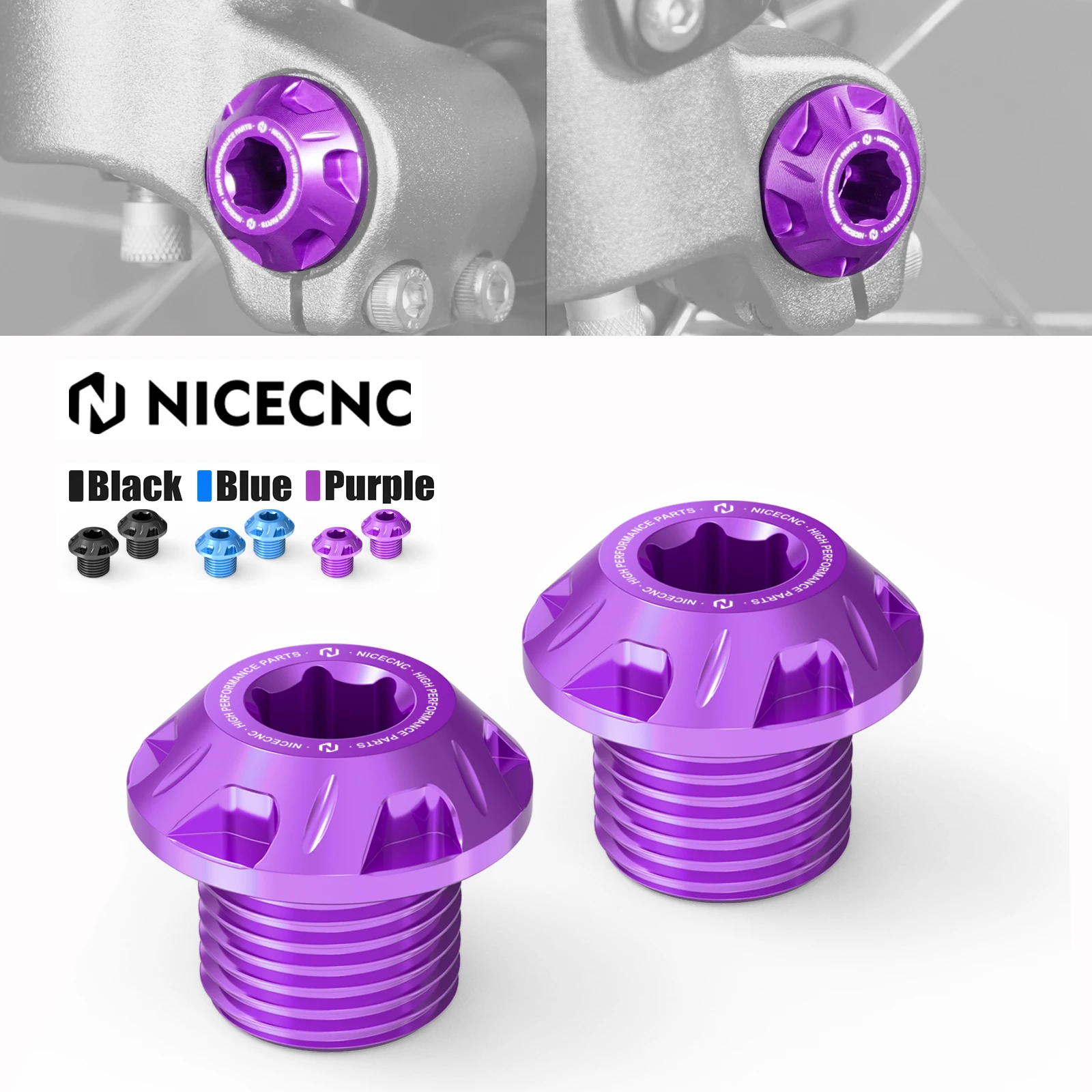 NiceCNC для Surron Light Bee X S L1E 2024 Segway X160 X260 Sur ron Запчасти Алюминиевый болт оси переднего
