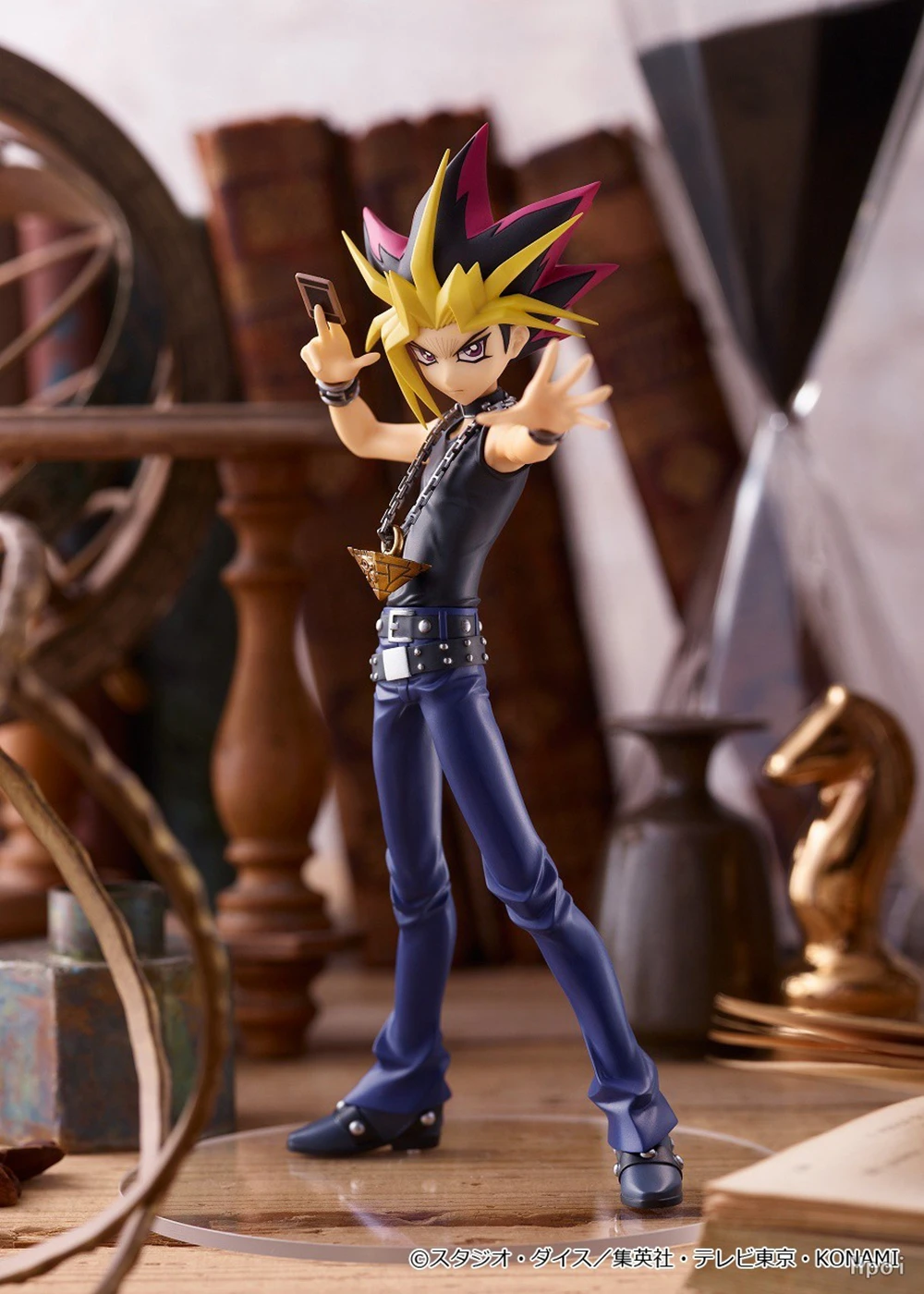 Фото Аниме-игра 17 см Yu-Gi-Oh! Фигурка Duel Monsters Yami Yuugi Battle Light Series Dark Magician Girl Модель игрушки Кукла Фигурка №4