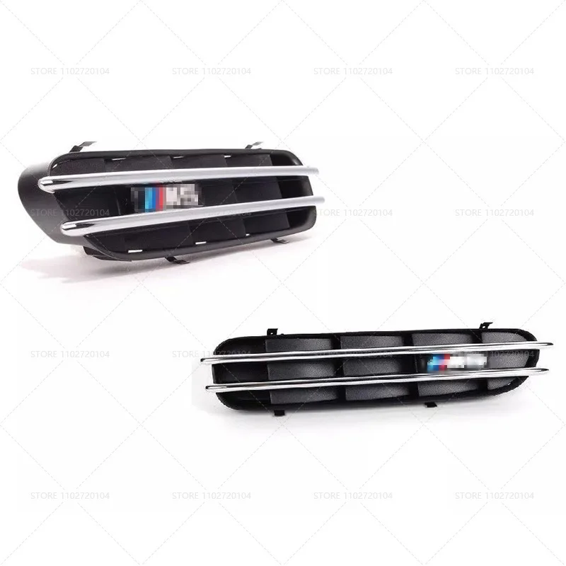 Для 2006-2010 E60 BMW M5 5 серии передняя решетка крыла, панель, новый хромированный автомобильный крыло, боковые вентиляционные отверстия 51137896849 51137896850