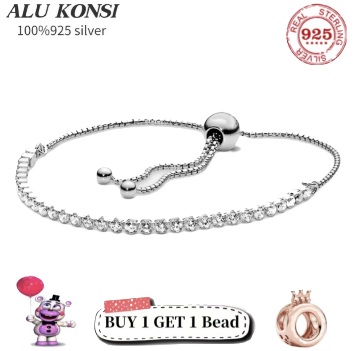 

Hot Sale fit Original pan Bracelet for Women Real 100% 925 Sterling Silver Snake Chain Bangle Charms DIY high quality Jewelry