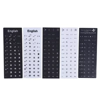 english keyboard replacement stickers white on black any pc computer laptop for any pc keyboard or laptop w 11mm h 13 mm