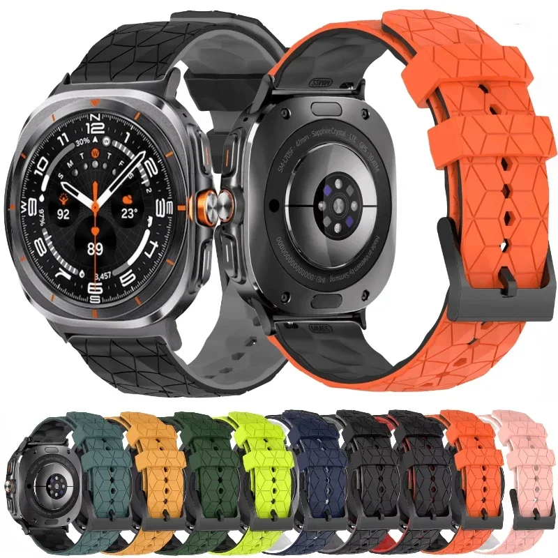 Силиконовый ремешок для Samsung Galaxy Watch Ultra 47 мм сменный Браслет с рисунком