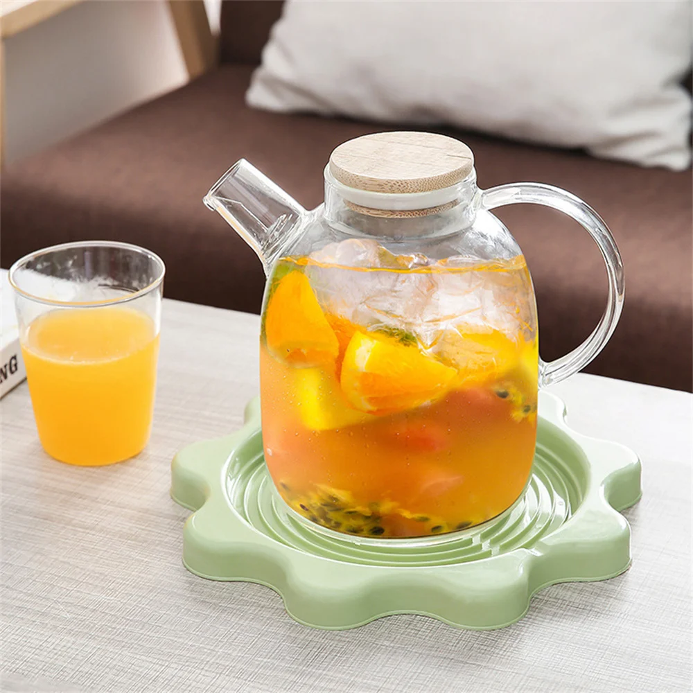 

Heat-Proof Kettle Mat Anti-Leakage Hot Water Bottle Pad Household Thermos Tray Anti-Dirt Water Filter Tray Kitchen Accessories