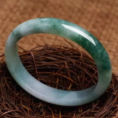 zheru Jewelry Natural Burma Jade 54mm-62mm bracelet Exquisite Princess send girlfriend mom