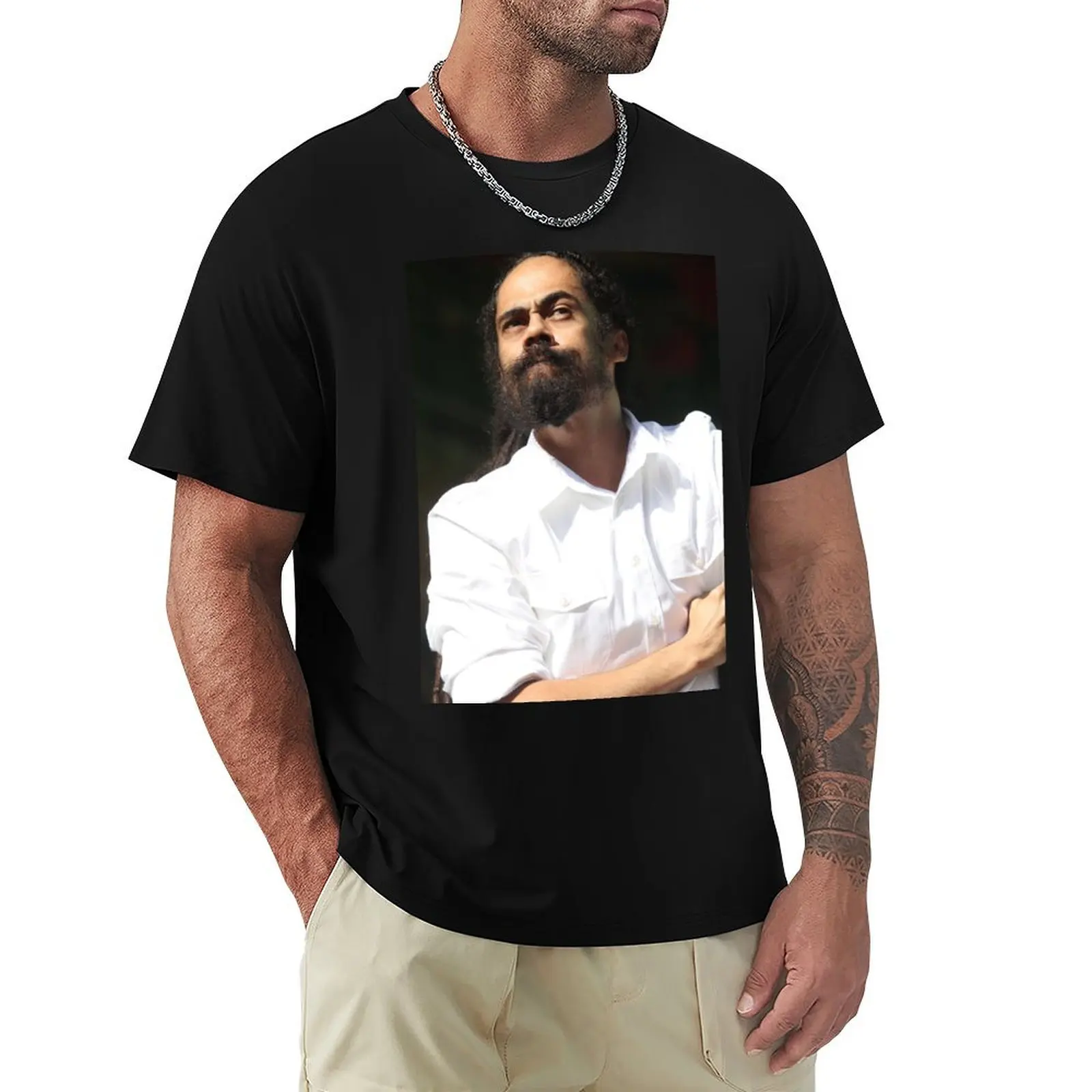 Дамиан Марли-футболка с фотографией дешевые вещи заготовки мужские футболки