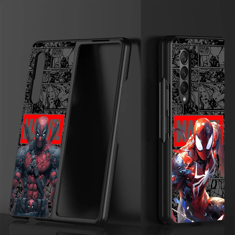 Чехол для телефона с изображением Марвел Дэдпула и Человека-паука Samsung Galaxy Z Fold5 5G