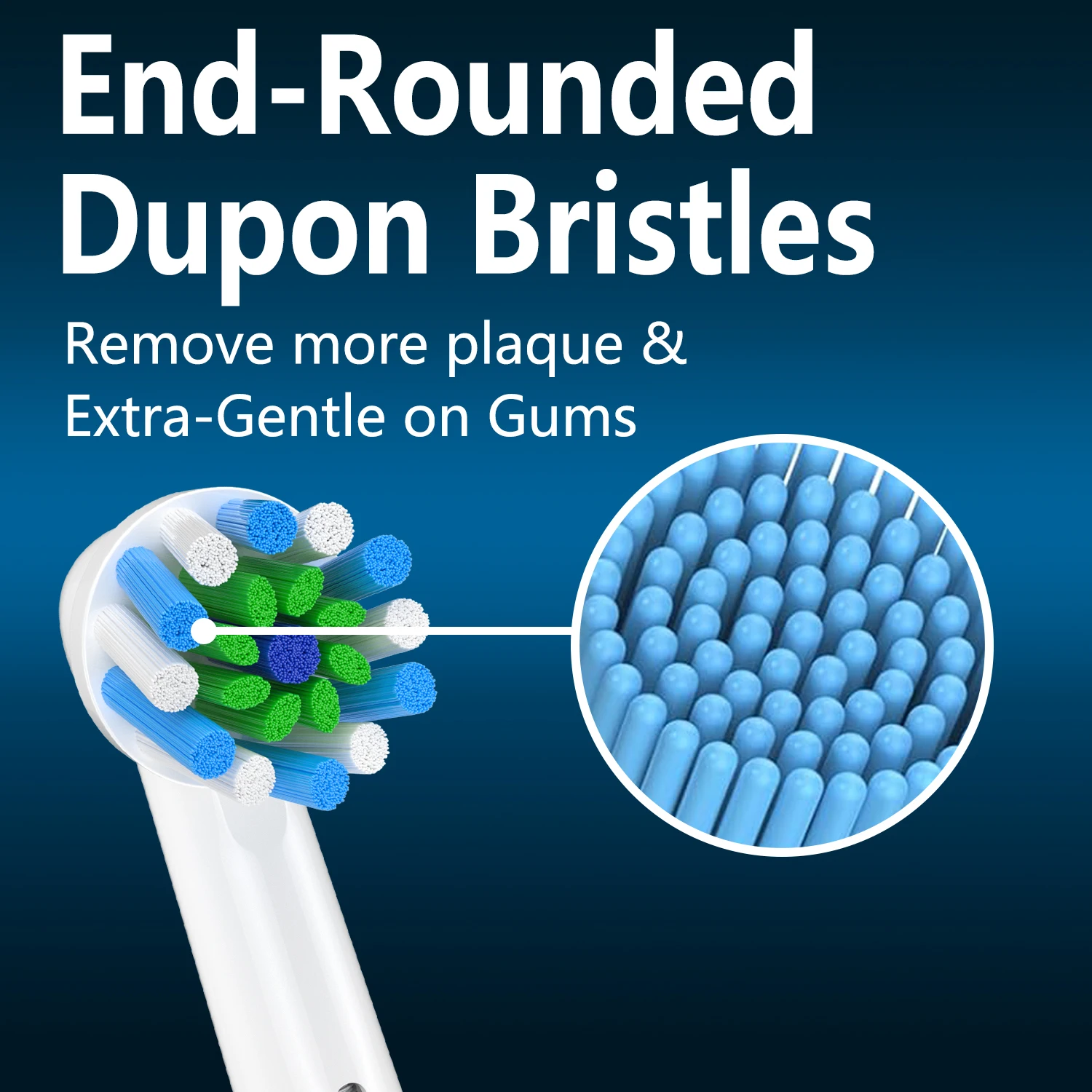 4 шт. сменные насадки для щетки Cross Action EB50 электрической зубной Oral B D12 D16 D100 3757 3709 pro3