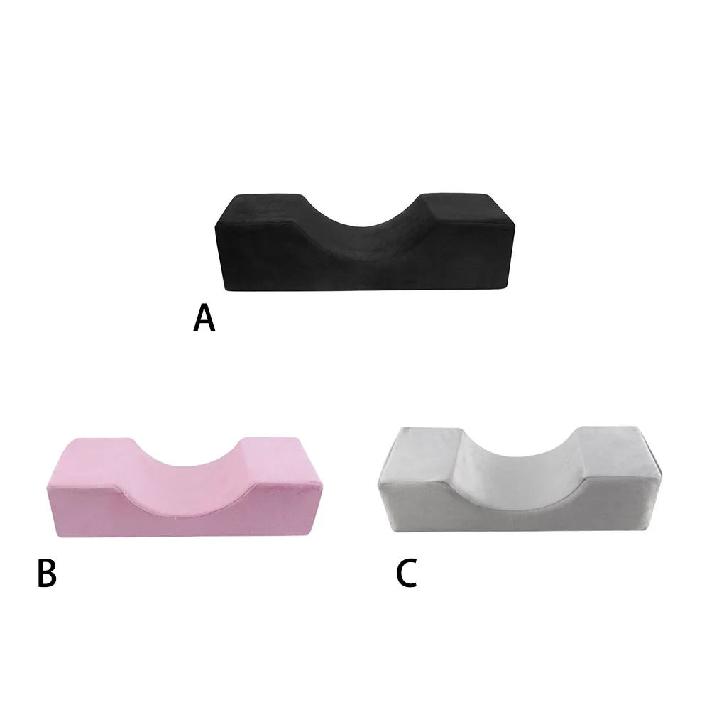 

U-shaped Neck Support Head Rest Sleeping Pillow Eyelash Extension Cushion Grafting Eye Lash Tool Foam Salon Gray