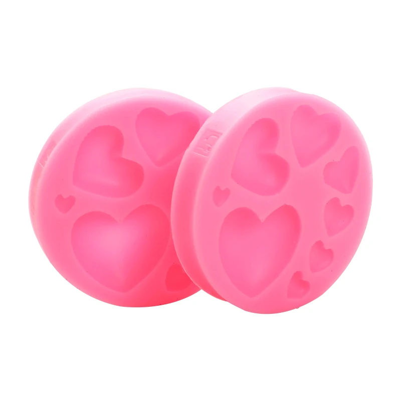 

Heart Shapes Baking Tools Non-stick Silicone Cookie Mold Biscuit Mould DIY Craft 3D Bakeware Sets Baking Mold Pastry Pastry Shop