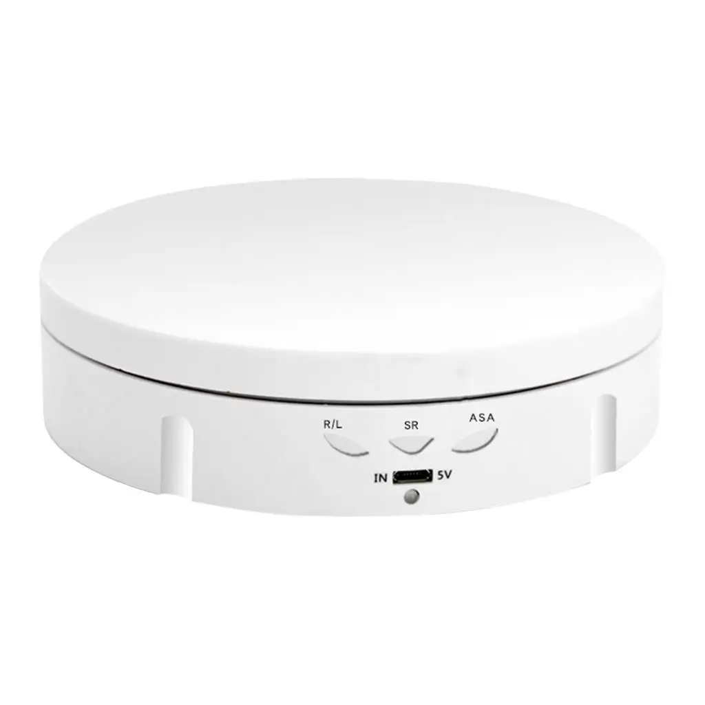 

360 degree round electric rotating turntable display stand for