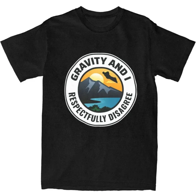 Футболка хлопковая для мужчин и женщин смешная рубашка с принтом крыльев