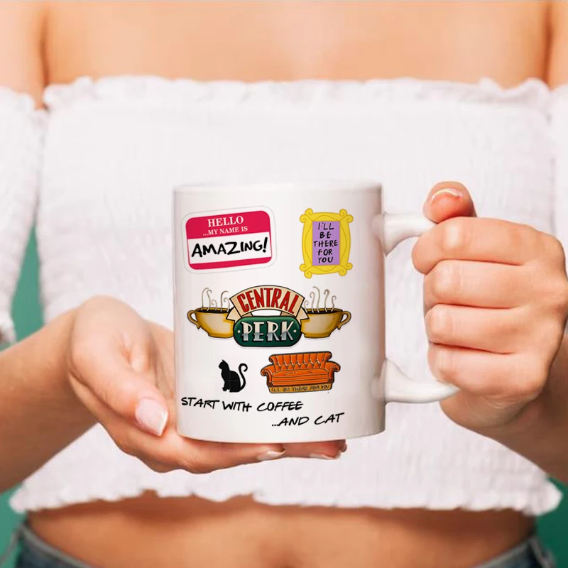 Персонализированные именные друзья ТВ-шоу Центральная Перк кружка 11 унций