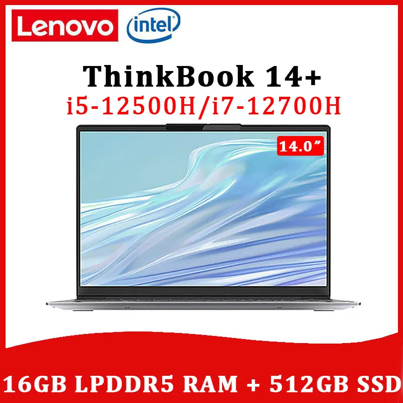 Lenovo ThinkBook 14+ Laptop New Intel Core i5-12500H/i7-12700H Windows 11 Computer 16GB RAM 512GB SSD RTX2050 2.8K 90Hz Noteboo