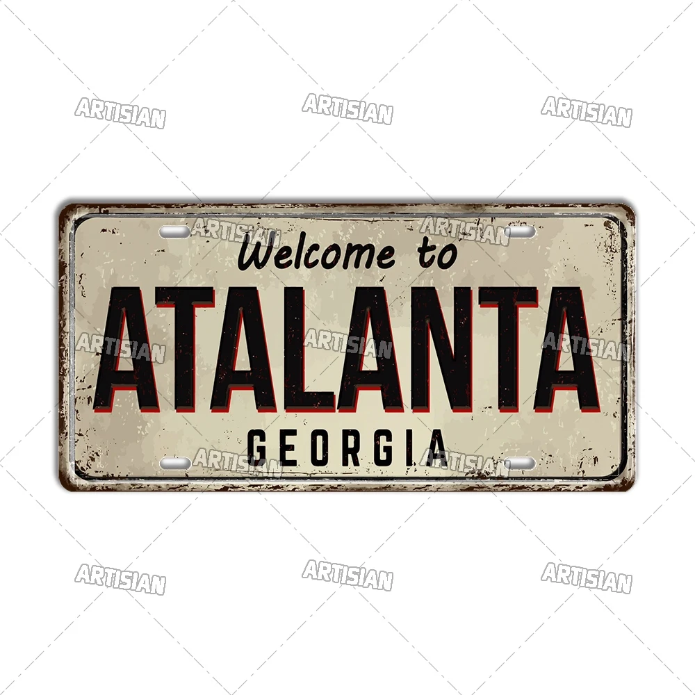 

Металлический знак "Welcome To USA"