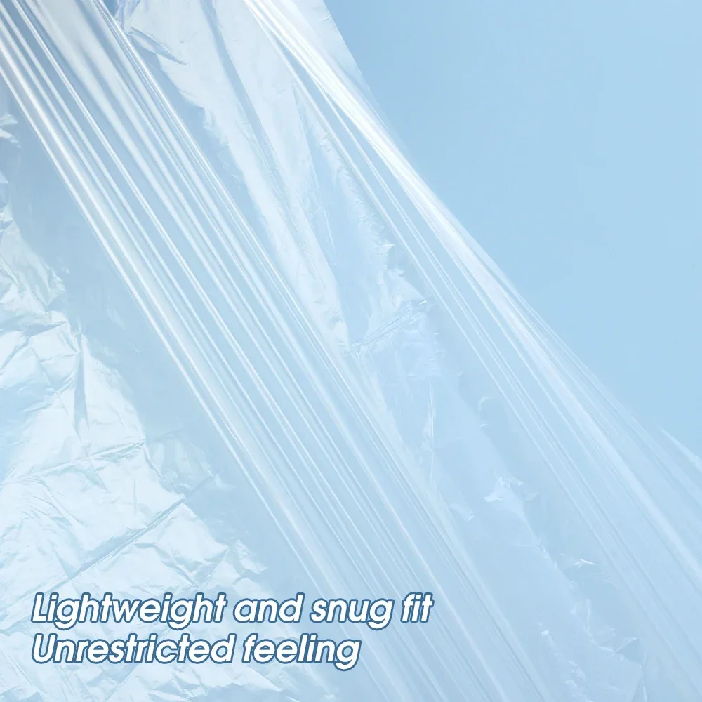 Одноразовые маски для шеи пластиковая пленка лица 500 шт. Прозрачные