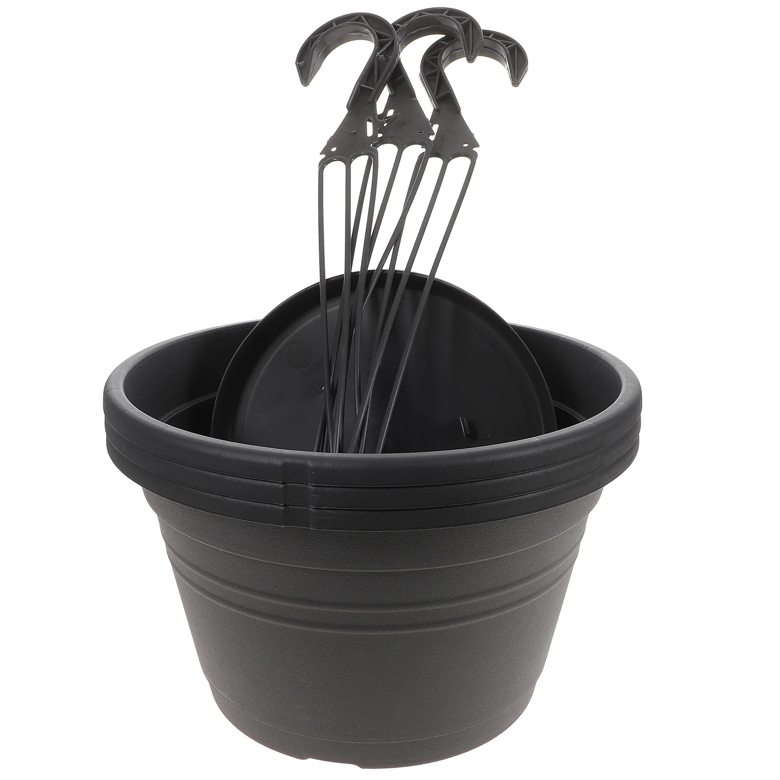 

3 Pcs Outdoor Decor Yard Hanging Planter Garden Hanging Flower Pot Hanging Planters Outdoor Plants Hanging Flowerpot