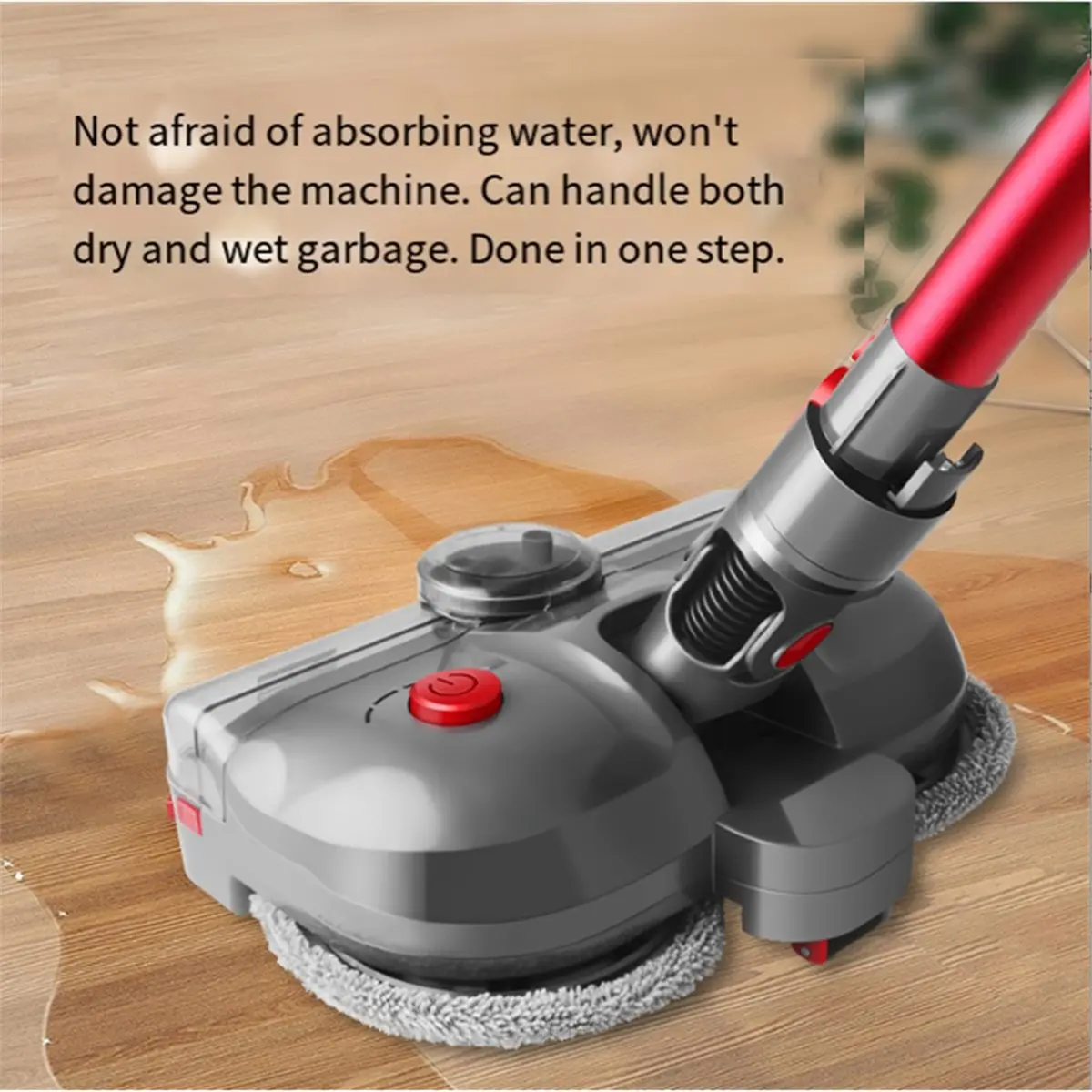 Фото Электрическая насадка-швабра (A43I) для беспроводных пылесосов Dyson V7 V8 V10 V11 V15, насадка для влажной и сухой уборки, щетка для пола №4