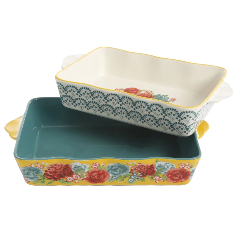 

cute 2023 2 Piece ceramic Baker Set High Quality Cookware Free shipping