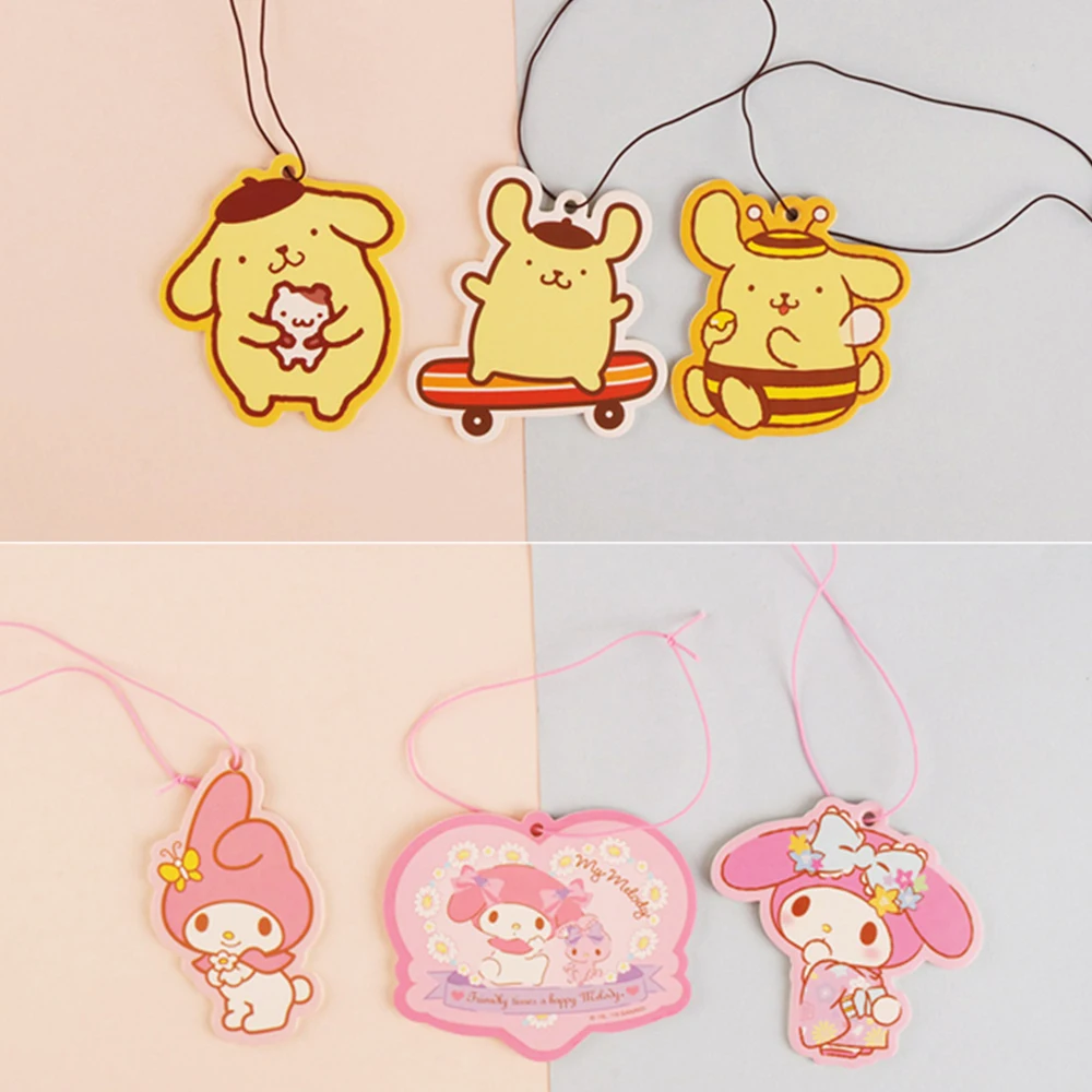 

Kawaii My Melody Purin аниме ароматерапия фотография свежий воздух ароматные планшеты подарки