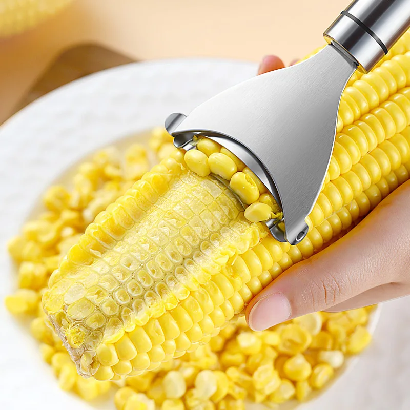 

304 Stainless Steel Corn Kernel Separator Threshing Peeling Easy Quick Corn Peeler Home Kitchen Life Helper Tool