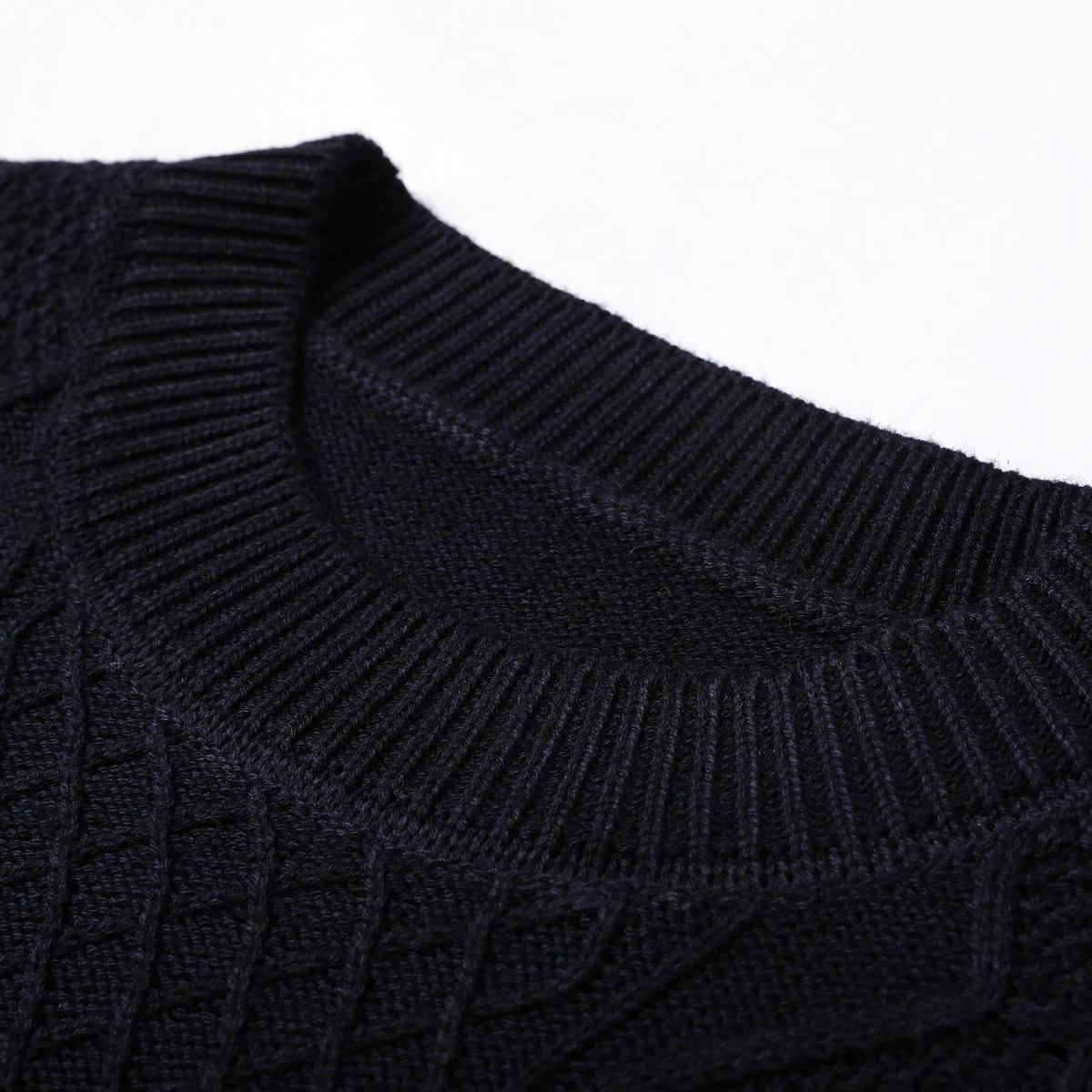 Luxury O-Neck Pullover 2023 Roupas Masculinas Knitted Sweater Pulls Vetement Homme Vintage Black Jumper Ropa Hombre Men Clothing
