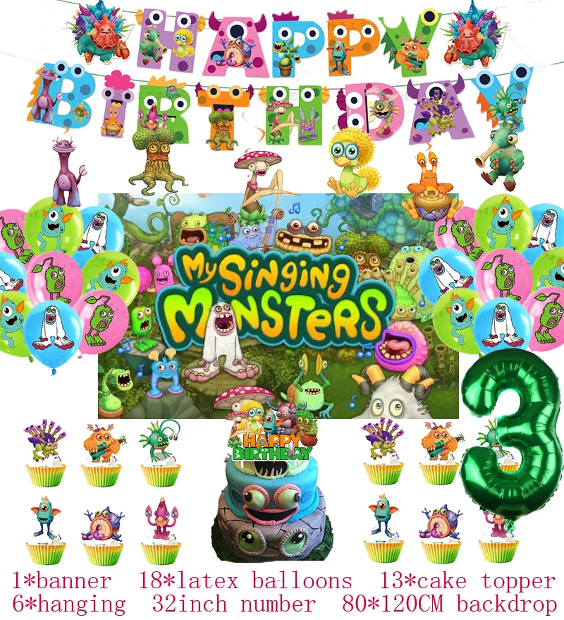 

Набор декора "Мои Поющие Монстры"