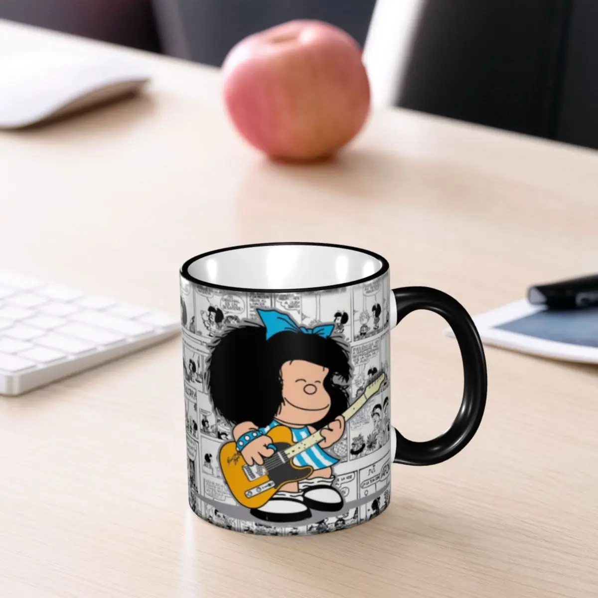 Кружки M-Mafalda Kawaii в винтажном стиле с комиксами и мультфильмами, керамические, для молока, чая и кофе, DIY (art.: 3920d98fc91fe) - 3920d98fc91fe