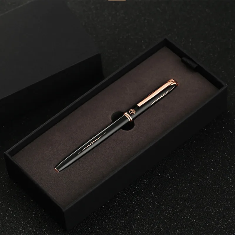 

New Picasso 916 Starry Night Black Blue Series Black Metal Fountain Pen Iridium Medium Nib with Beautiful Golden Dots Ink Pen