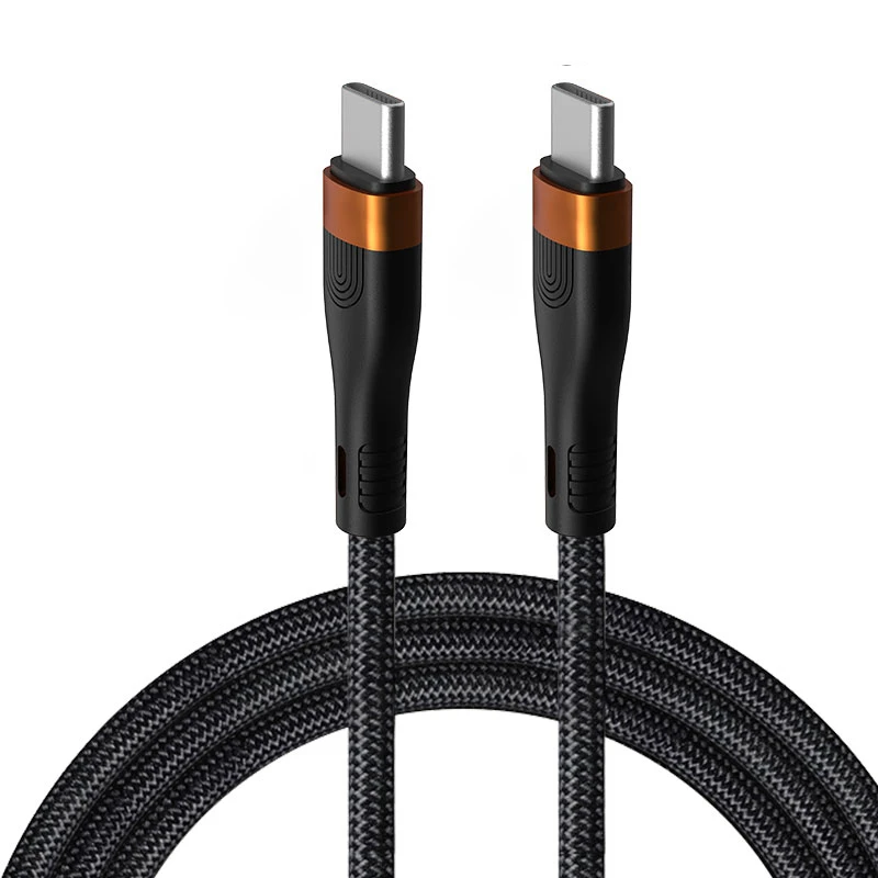 RUZSJ 100 Вт USB C к Type Кабель USBC PD Шнур для быстрой зарядки USB-C 6A Type-c Xiaomi POCO X3 M3 Samsung Macbook