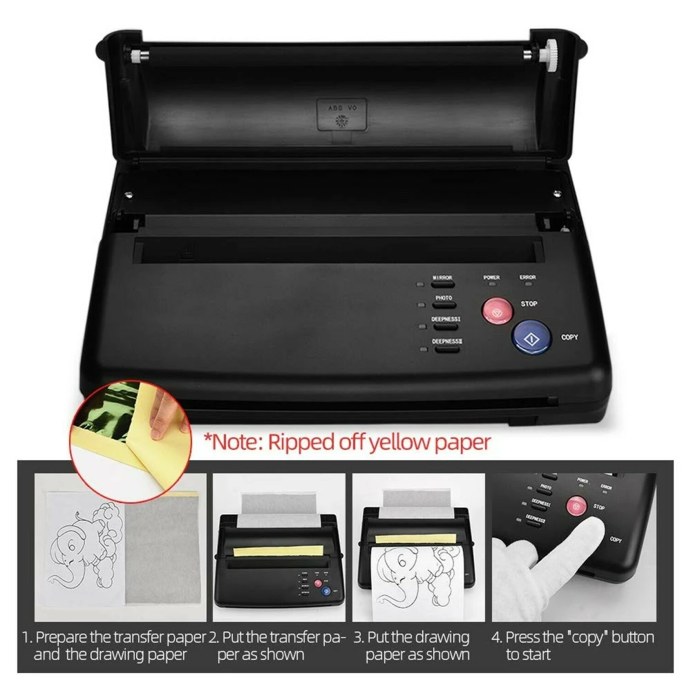 

Professional Tattoo Stencil Maker Transfer Machine Flash Thermal Copier Printer Supplies Tool Drop Shipping