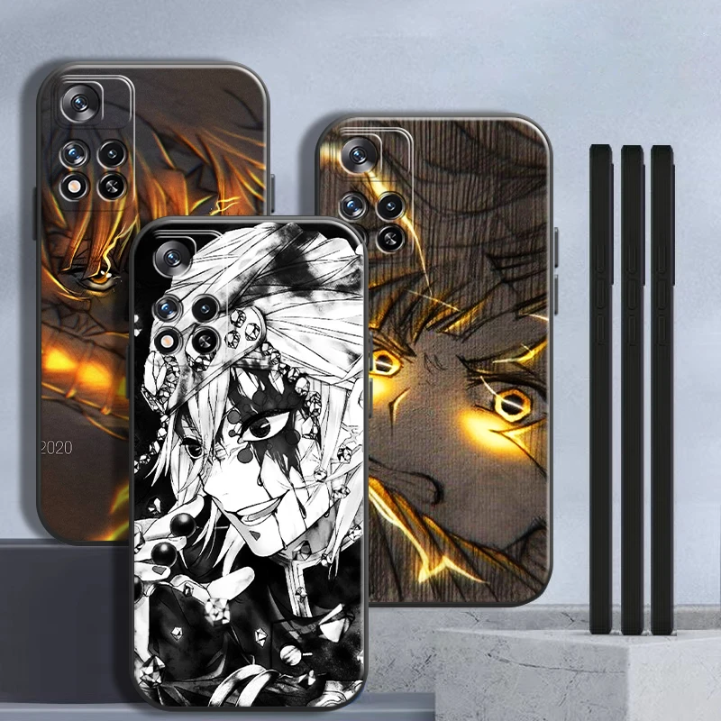 

Demon Slayer Uzui Tengen For Xiaomi Redmi Note 11 11T 11S 10 10S 10T 9 9S Pro 5G Redmi 10 9 9T 9A 9C Phone Case Funda