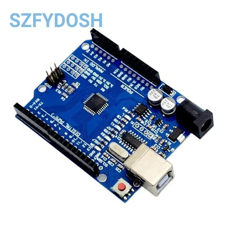 Плата UNO R3 UNO, чип CH340G + MEGA328P 16 МГц для Arduino UNO R3, макетная плата