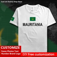 mauritania cotton t shirt custom jersey fans diy name number brand logo high street fashion hip hop loose casual t shirt mr mrt