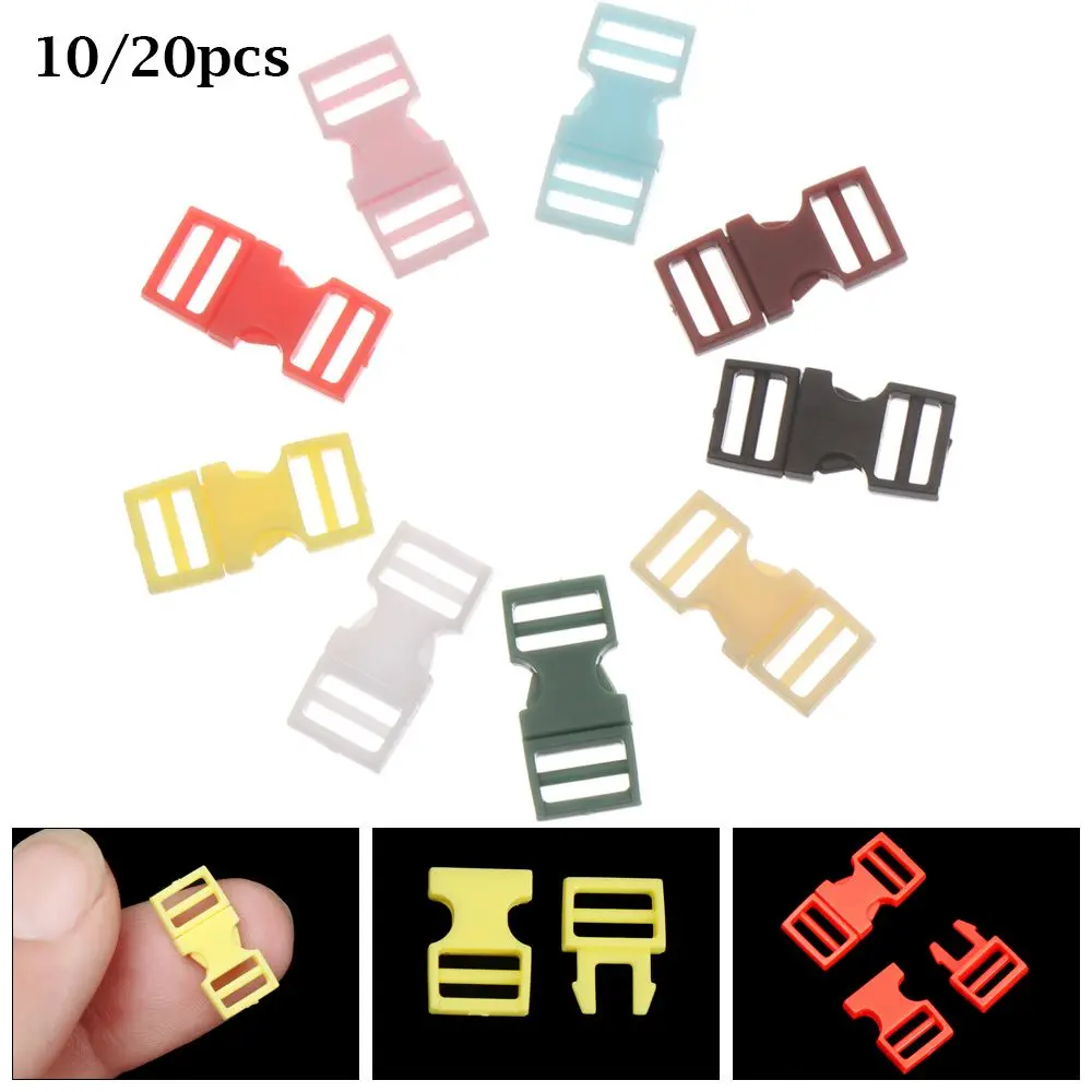 

Plastic 6mm DIY Bracelet Outdoor Camping Dog Collar Strap Mini Buckle Handmade Backpack Button Doll Bags Buckles