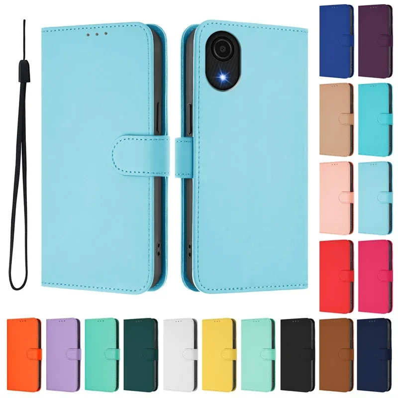 Для Samsung Galaxy A04Core Кожаные флип-чехлы Защитный чехол Coque Fundas Shell A04 Core