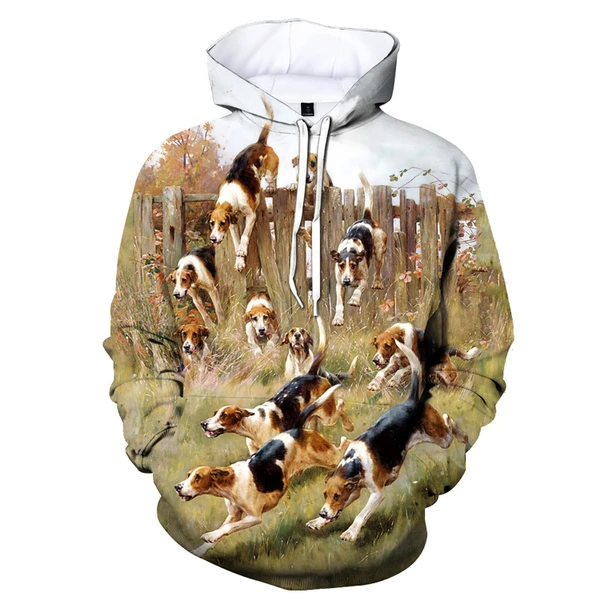

2023 New unisex fashion hound 3D printed long sleeve casual hoodie hoodie for men anime clothes hoodies promo