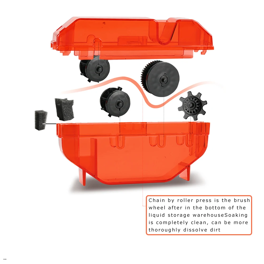 Очиститель для велосипедов 3D Chain Brush Wash Tool Set MTB Bike Protection Oil для горных аксессуаров.