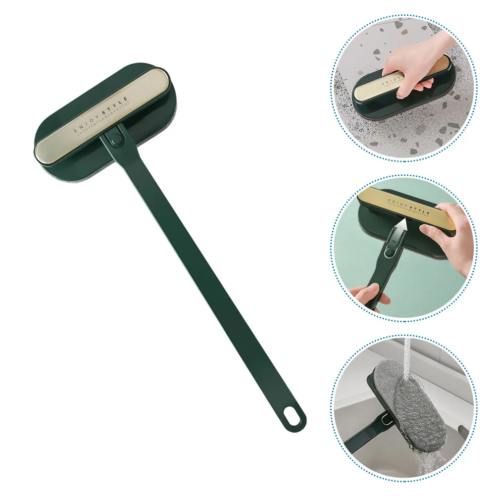 

1pc Removeable Long Handle Durable Long-handled Brush Window Cleaner Cleaning Brush for Window