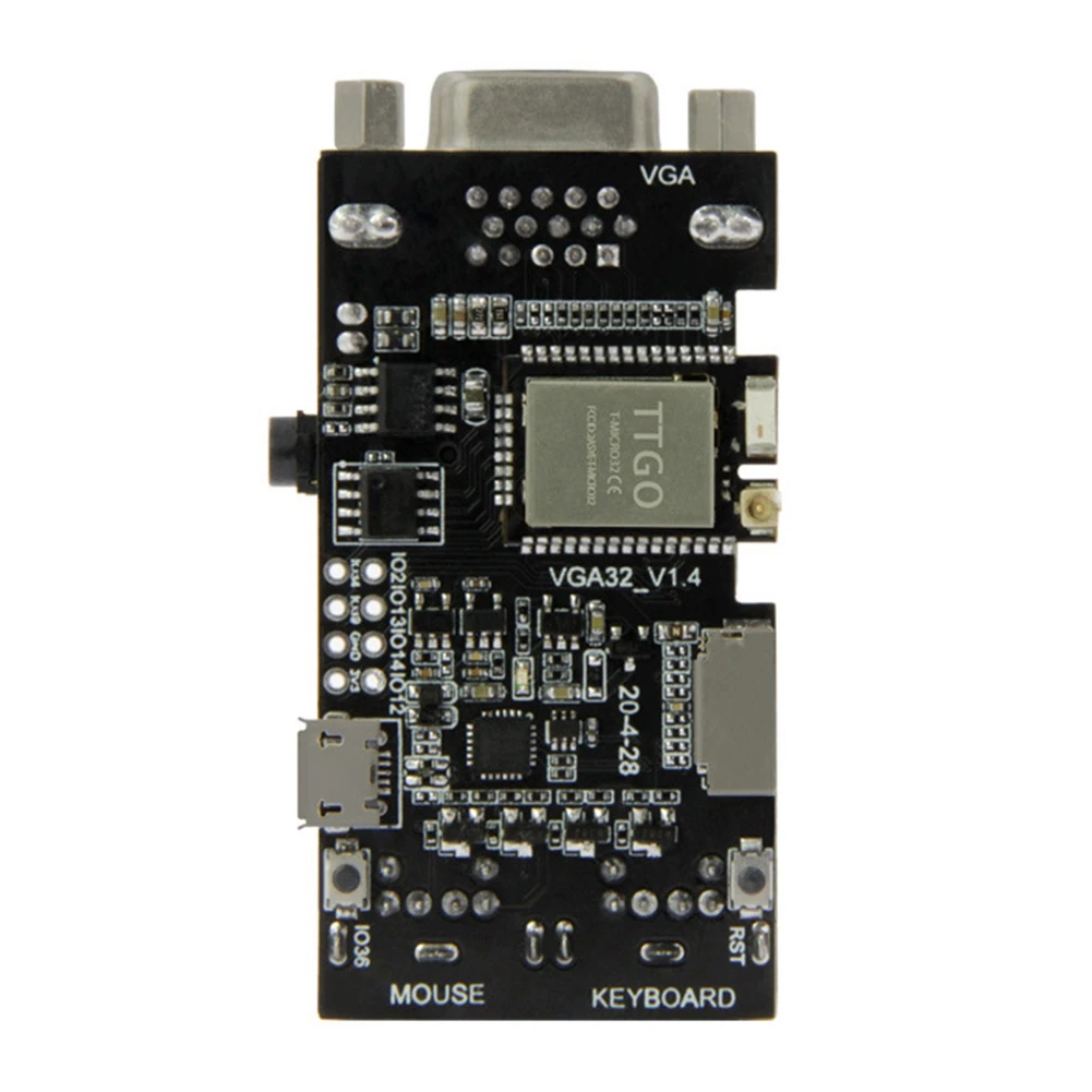Фото ABSQ-FabGL VGA32 VGA ESP32 Модуль PSRAM V1.4 Контроллер PS/2 Мышь Клавиатура Графическая библиотека Игровые клеммы ANSI/VT №2