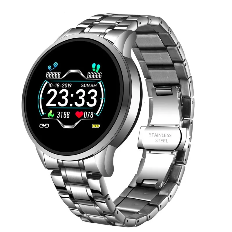 

Умные часы BW0126 мужские с пульсометром, IP67, Bluetooth 4,0, сенсорным экраном